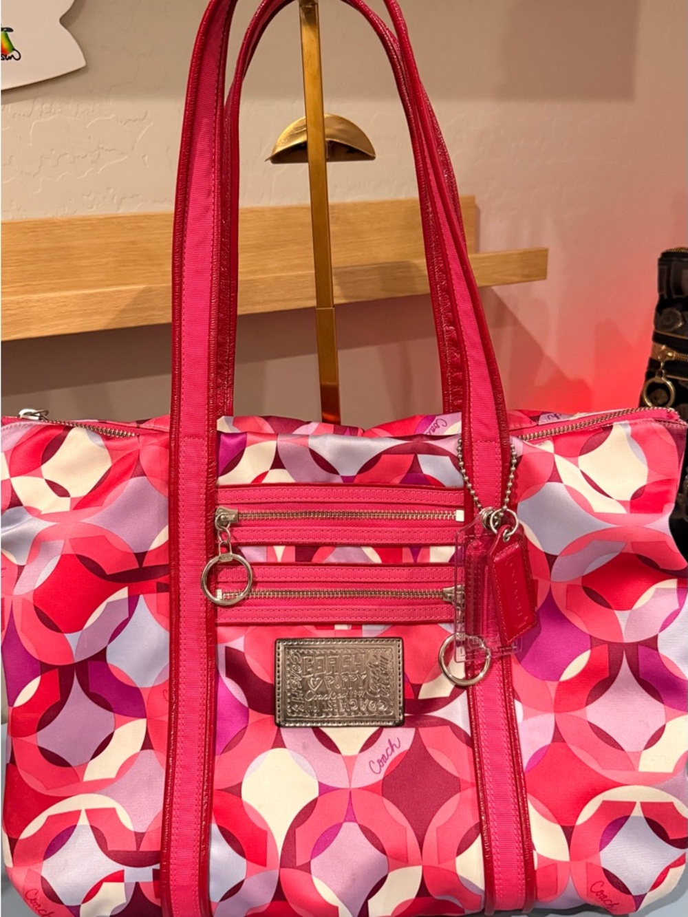 Coach Poppy Y2K Tote